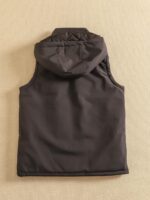 외국 무역 꼬리 상품 가을과 겨울 남성 따뜻한 분리형 후드 코튼 조끼 안감 열 잠금 온도 방풍 두꺼운 조끼 - 이미지 4