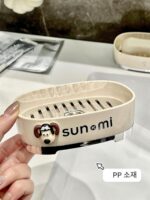 비누 상자 욕실 두껍게 된 이중 층 배수 비누 상자 2024 새로운 욕실 세탁 비누 트레이 비누 상자 보관 선반 - 이미지 2