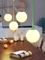 매달린 나무 조명 야외 샹들리에 방수 정원 안뜰 조명 파빌리온 처마 샹들리에 야외 캠핑 텐트 샹들리에 LED - 이미지 3