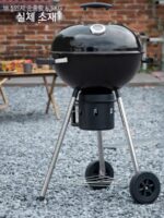 안뜰 바베큐 오븐 가정용 클래식 미국식 스튜 오븐 빌라 바베큐 그릴 숯불 야외 사과 오븐 구운 양고기 다리 오븐