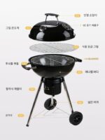 안뜰 바베큐 오븐 가정용 클래식 미국식 스튜 오븐 빌라 바베큐 그릴 숯불 야외 사과 오븐 구운 양고기 다리 오븐 - 이미지 2