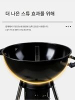 안뜰 바베큐 오븐 가정용 클래식 미국식 스튜 오븐 빌라 바베큐 그릴 숯불 야외 사과 오븐 구운 양고기 다리 오븐 - 이미지 4