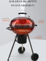 안뜰 바베큐 오븐 가정용 클래식 미국식 스튜 오븐 빌라 바베큐 그릴 숯불 야외 사과 오븐 구운 양고기 다리 오븐 - 이미지 5