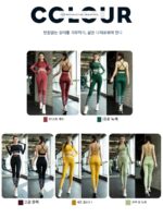 피트니스 수트 여성 요가복 가을 겨울 필라테스 트레이닝 긴팔 타이트 패션 러닝 속건성 의류 스포츠 긴팔 - 이미지 4