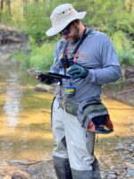 8Fans Luya 웨이딩 팬츠 야외 낚시복 방수 통기성 플라이 낚시 허리 팬츠 스플릿 타입 워터 슈트 - 이미지 5