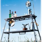 일본 NATURE TONES 캠핑 다기능 수납 선반 THE MASUDA STAND