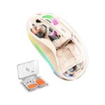 Tigercat 신문화창의선물 무선 블루투스 3모드 충전 투명 발광 인체공학적 자석 인형 마우스 - 이미지 5