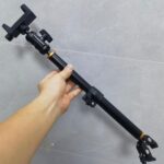 금속 크랩 클로 오토바이 자전거 타기 셀카 스틱 모바일 폰 홀더 라이브 촬영 텔레스코픽 스포츠 카메라 - 이미지 3