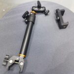 금속 크랩 클로 오토바이 자전거 타기 셀카 스틱 모바일 폰 홀더 라이브 촬영 텔레스코픽 스포츠 카메라 - 이미지 4