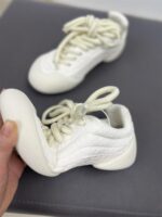 2024년 가을 신상품 Dexun 화이트 슈즈 레트로 슈퍼 컴포트 커플 레이스업 정품 가죽 소프트 바텀 슈즈 셀러브리티 스타일 - 이미지 2