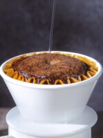 케이크 필터 컵 세라믹 핸드 브루 커피 플랫 바텀 필터 컵 가정용 크리스탈 유약 드립 커피 도구 필터 - 이미지 4