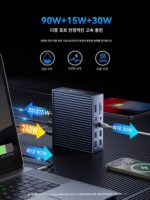 Thunderbolt 4 도킹 스테이션 Typec 확장 도크 Thunderbolt4 데스크탑 워크스테이션 USB4.0 스플리터 고속 충전 - 이미지 3