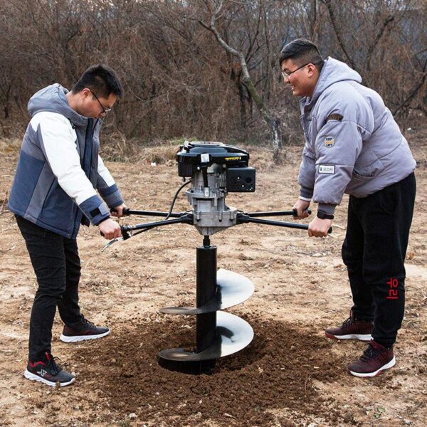 파기 기계 농업용 고출력 드릴링 드릴 구멍 드릴링 머신 소형 가솔린 과수원 나무 심기 더미 묻힌 전봇대