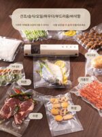 전자동 가정용 진공 밀봉기 식품 포장기 소형 신선 유지 밀봉 플라스틱 밀봉기 진공 압축 - 이미지 2