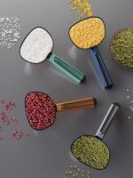 밥숟가락 다기능 주방 가정 식품 곡물 숟가락 창의적 파기 국수 숟가락 간식 밀봉 클램프 측정 숟가락 - 이미지 3