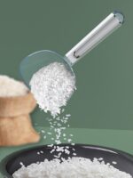 밥숟가락 다기능 주방 가정 식품 곡물 숟가락 창의적 파기 국수 숟가락 간식 밀봉 클램프 측정 숟가락 - 이미지 4