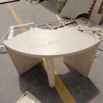 버치 오션 보드 중년 스타일 여가 공간 도서관 꽃 운영 테이블 커피숍 다용도 수납 선반 - 이미지 5