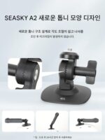 스포츠 카메라용 오토바이 유니콘 헬멧 홀더 Insta360X4X3 사이클링 스키 확장 폴 - 이미지 3
