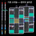 실리콘 고품질 PE 매듭 공간 콩 낚시 장비 세트 전체 조합 리드 플로트 시트 낚시 메인 라인 그룹 액세서리 전체 세트 - 이미지 2