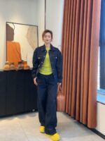 [리틀팻티] 리인그레이브드 클래식 2025년 봄 신상 두꺼운 밑창 키높이면서 날씬해 보이는 정품 가죽 아빠화 두꺼운 밑창 스니커즈 - 이미지 3