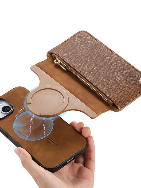 삼성 S24ultra 모바일 폰 케이스 S23+ 새로운 무선 자기 충전 S23fe 고급 플립 커버 A55/54/35/34 전체 패키지 낙하 방지 A25/24/15/05S 쉘 M14에 적합