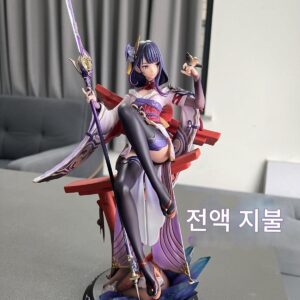 원신 임팩트 게임 주변기기 레이든 제너럴 핸드메이드 천둥과 침묵 2차원 미소녀 모델 장식품 생일 선물