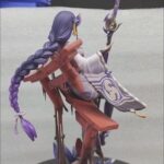 원신 임팩트 게임 주변기기 레이든 제너럴 핸드메이드 천둥과 침묵 2차원 미소녀 모델 장식품 생일 선물 - 이미지 5