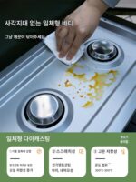 VOOMA 야외 휴대용 접이식 카드 더블 헤드 스토브 분할 가스 스토브 캠핑 피크닉 쿠커 강렬한 불 방풍 - 이미지 4