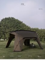 오프위크 올리브그린 세이프하우스 터널텐트 아웃도어 절묘 캠핑 프로페셔널 캠핑장비 침실 2개, 거실 1개 - 이미지 4