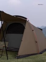 오프위크 올리브그린 세이프하우스 터널텐트 아웃도어 절묘 캠핑 프로페셔널 캠핑장비 침실 2개, 거실 1개 - 이미지 5