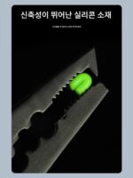 다이아몬드 모양의 스페이스 빈 실리콘 고품질 실버 잉어 및 빅헤드 잉어 스카이 빈 대량 낚시 허리 드럼 슈퍼 타이트 라인 그룹 낚싯줄 메인 라인 액세서리 - 이미지 2