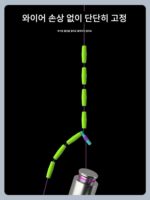 다이아몬드 모양의 스페이스 빈 실리콘 고품질 실버 잉어 및 빅헤드 잉어 스카이 빈 대량 낚시 허리 드럼 슈퍼 타이트 라인 그룹 낚싯줄 메인 라인 액세서리 - 이미지 4