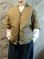 느슨하고 따뜻한 가을 겨울 기능성 다이아몬드 모양 아미 카키 코튼 재킷 코트 세련된 워크웨어 스타일 코튼 재킷 코트 - 이미지 4