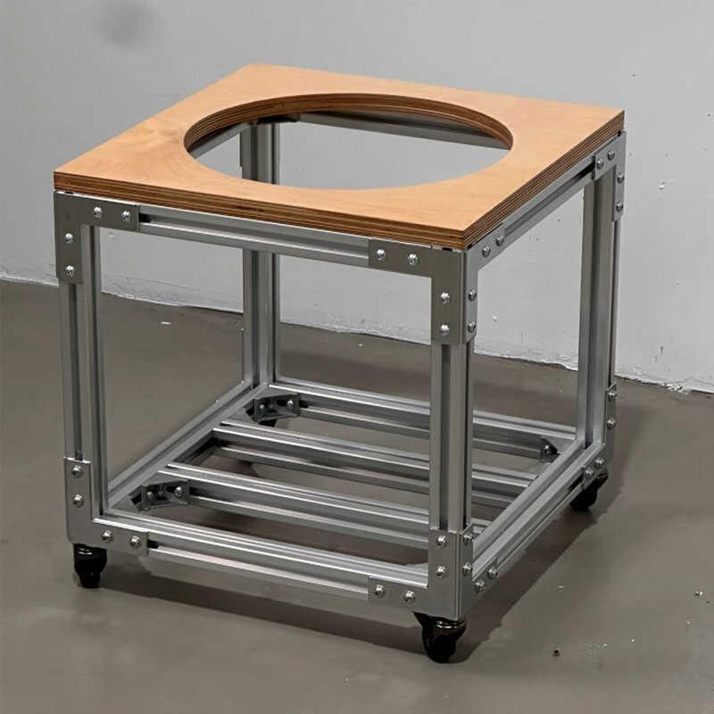 main_838084325029_0-1 창의적인 알루미늄 프로파일 꽃대 이동식 녹색 식물 선반 커피숍 장식용 꽃대 카트 꽃대 홈 - 이미지 1