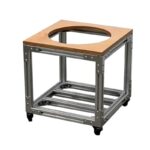 창의적인 알루미늄 프로파일 꽃대 이동식 녹색 식물 선반 커피숍 장식용 꽃대 카트 꽃대 홈 - 이미지 5