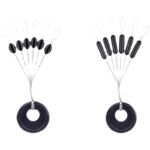 낚시용 초밀착 실리콘 스페이스 빈 프리미엄 고무 100개 그룹 올리브 모양 대용량 소형 낚시 장비 액세서리 - 이미지 3