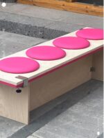 오션 벤치 조합 한국식 심플 커피숍 의자 밀크티숍 심플 레스토랑 디저트숍 인터넷 연예인 부스 소파 - 이미지 2