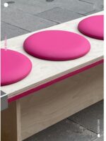 오션 벤치 조합 한국식 심플 커피숍 의자 밀크티숍 심플 레스토랑 디저트숍 인터넷 연예인 부스 소파 - 이미지 3