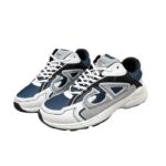 유럽과 미국 2024 봄과 가을 새로운 알파벳 아빠 남성과 여성 신발 메시 통기성 러닝화 다재다능한 커플 스포츠 패션화 - 이미지 5