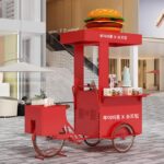 맞춤형 야외 노점 삼륜차 인터넷 연예인 승마 당나귀 카트 쇼핑몰 프로모션 플로트 모바일 다기능 밀크티 카트 - 이미지 2