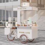 맞춤형 야외 노점 삼륜차 인터넷 연예인 승마 당나귀 카트 쇼핑몰 프로모션 플로트 모바일 다기능 밀크티 카트 - 이미지 3