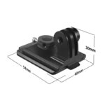 GOPRO13/DJI 및 기타 2카드 슬롯 스포츠 카메라 헬멧 액세서리에 적합한 건조 오징어 퀵 릴리스 브라켓 마운트 - 이미지 5