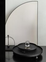 라이프스타일 라이트 럭셔리 라탄 가죽 원형 아로마테라피 트레이 입구 키 보관 트레이 보석 트레이 장식 트레이 - 이미지 5