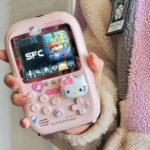 미니 핸드헬드 게임 콘솔 핑크색 파워뱅크 2 in 1 스위치 아케이드 키티 캣 생일 선물 여자아이들 - 이미지 2