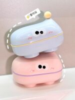 뚜껑이 있는 창의적인 플립 비누 상자 휴대용 학생 기숙사 비누 상자 화장실 세탁 비누 욕실 - 이미지 2