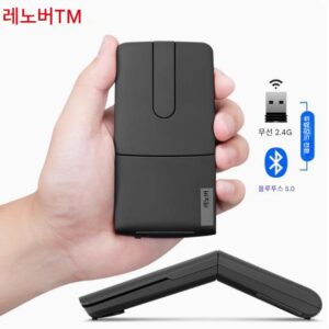 Lenovo ThinkPad X1 Bluetooth 무선 듀얼 모드 충전 프레젠테이션 마우스 레이저 4Y50U59628 터치 마우스