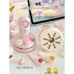 일본 수입 세이코 소형 진공 청소기 학생용 데스크탑 지우개 조각 USB 충전식 미니 청소 문구 - 이미지 2