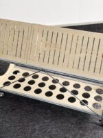 통나무 스타일 이동식 소파 사이드 테이블 랙 발코니 화분 랙 디스플레이 랙 책장 잡지 랙 다육식물 트레이 - 이미지 3