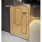 인터넷 셀럽 국내용 2단 사다리 의자 가정용 매우 좁은 수납 좌우 범용 캐비닛 옷장 접이식 초박형 수납 사다리 - 이미지 3