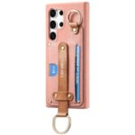 삼성 s24ultra 모바일 폰 케이스 s23fe 새로운 링 버클 s22+ 카드 홀더 s21plus 브라켓 통합 갤럭시A55a54a53a35a25 보호 케이스 g에 적합한 고급 손목 밴드 - 이미지 5